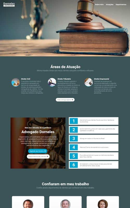 Modelo de site para advogados e escritórios de advocacia Modelo de site para advogados e escritórios de advocacia
