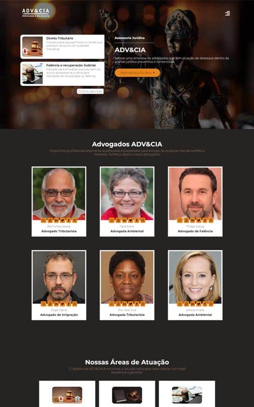 Modelo de Site para empresas de consultoria jurídica, advogados e escritórios de advocacia Modelo de Site para empresas de consultoria jurídica, advogados e escritórios de advocacia