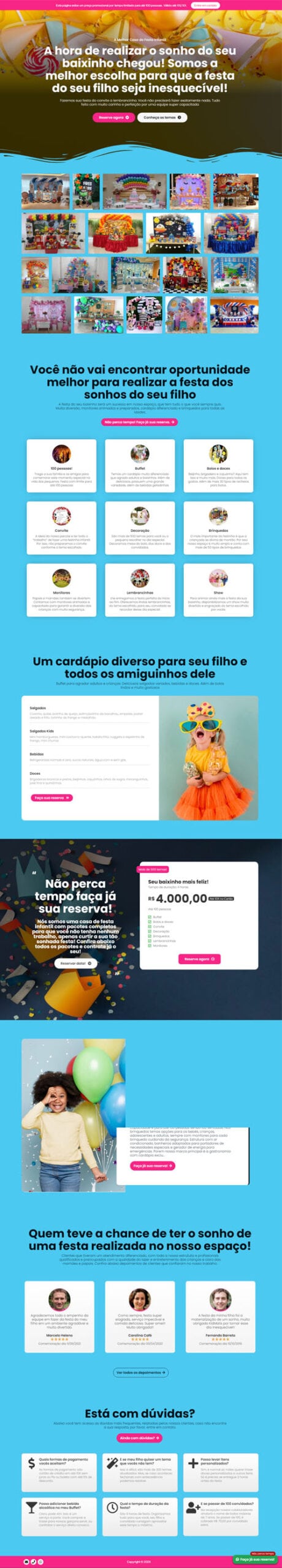 Modelo de landing page para vendas de serviços Modelo de landing page para vendas de serviços